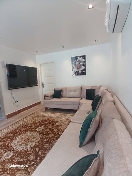 شقة 1 غرف 1 صالات 60م² أرضي مع فرش للإيجار