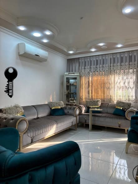 شقة 3 غرف 1 صالات 120م² طابق 2 مع فرش للبيع