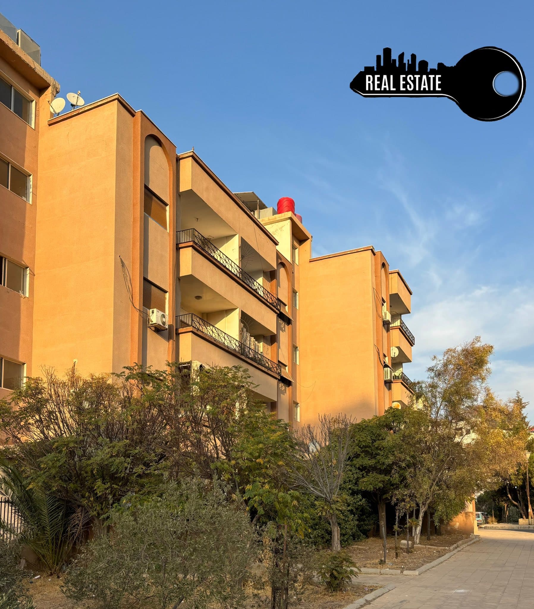 شقة 2 غرف 1 صالات 107م² أرضي للبيع