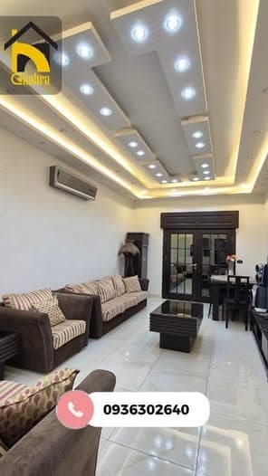 شقة 2 غرف 1 صالات 100م² أرضي مع فرش للبيع