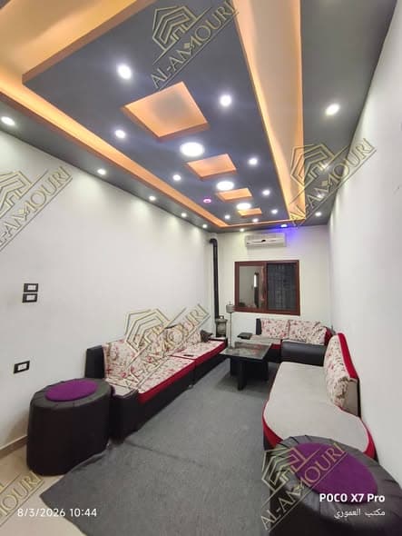 شقة 2 غرف 1 صالات 100م² مع فرش للبيع