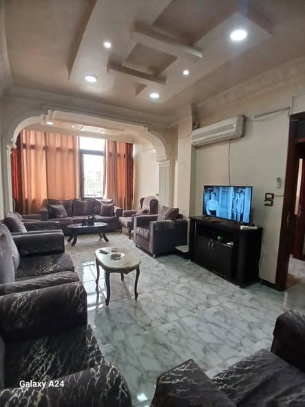 شقة 2 غرف 1 صالات 120م² طابق 3 مع فرش للإيجار