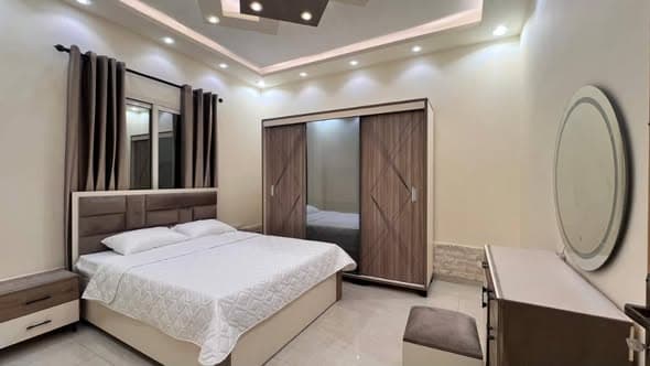 فيلا 2 غرف 1 صالات مع فرش للإيجار