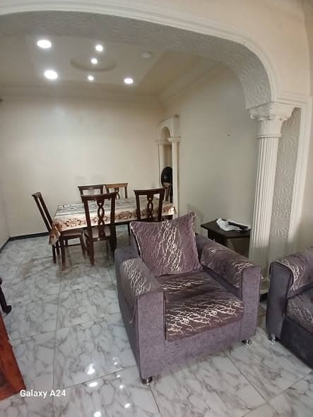 شقة 2 غرف 1 صالات 120م² طابق 3 مع فرش للإيجار