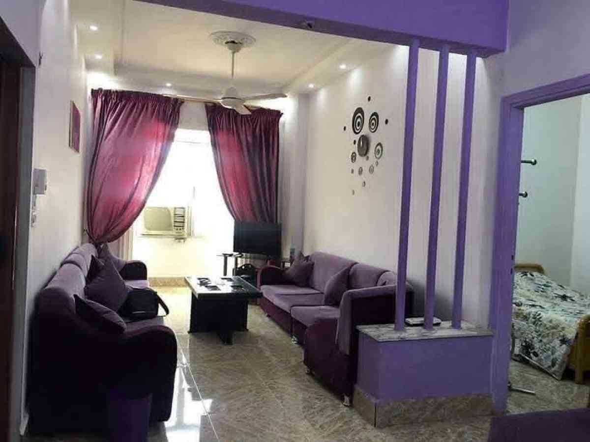 شقة 2 غرف 1 صالات طابق 2 مع فرش للإيجار