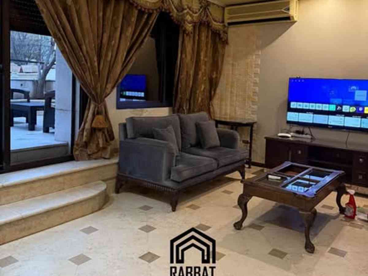 شقة 2 غرف 2 صالات مع فرش للإيجار