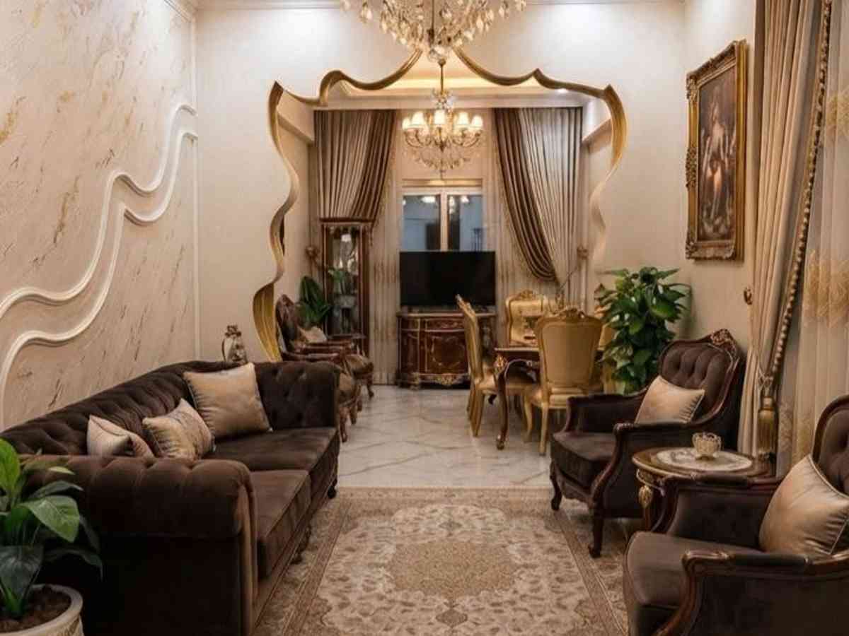 شقة 2 غرف 1 صالات طابق 3 مع فرش للإيجار