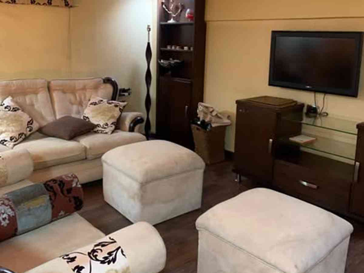 شقة 1 غرف 1 صالات طابق 2 مع فرش للإيجار