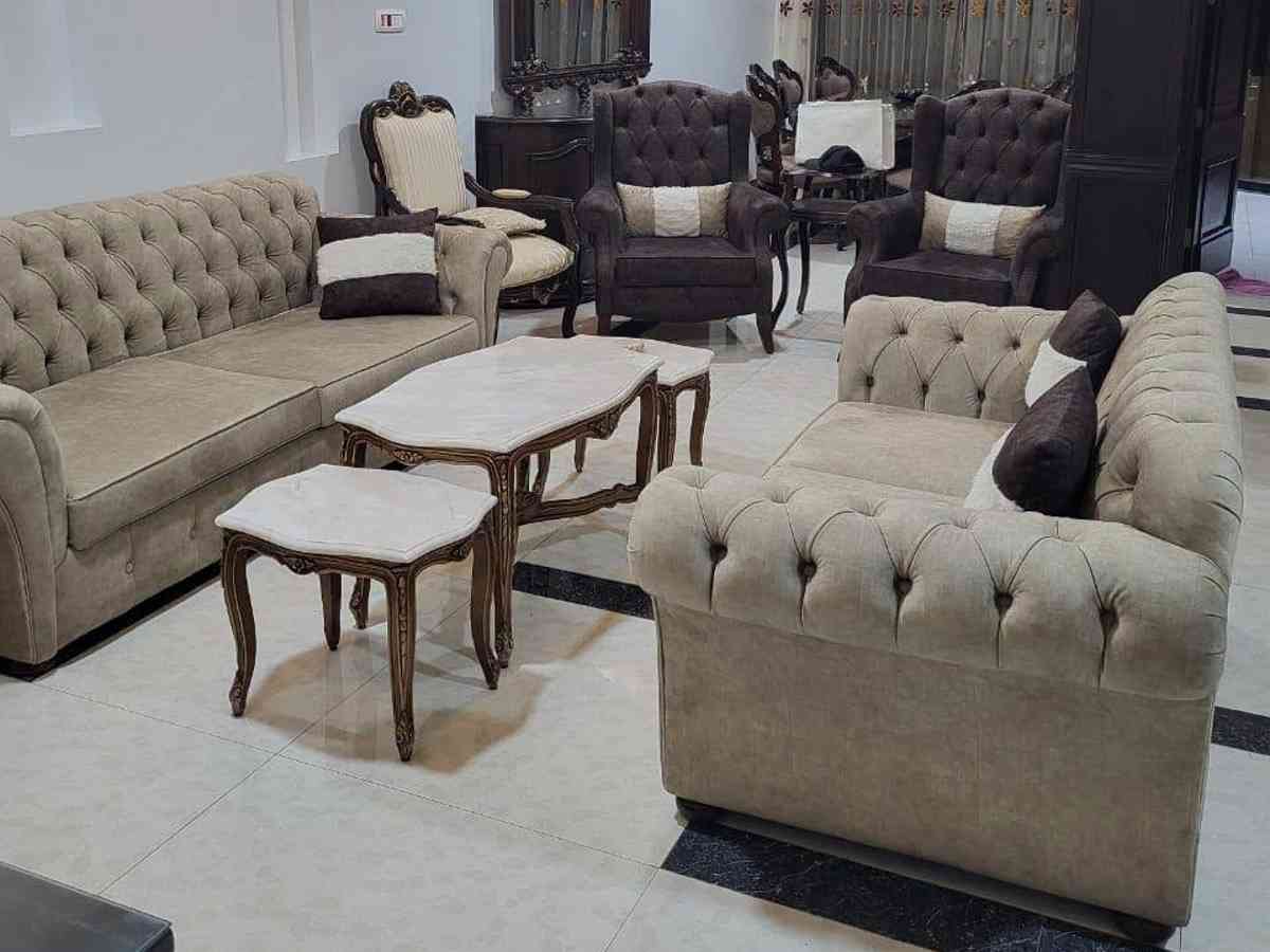 شقة 3 غرف 2 صالات طابق 7 مع فرش للإيجار
