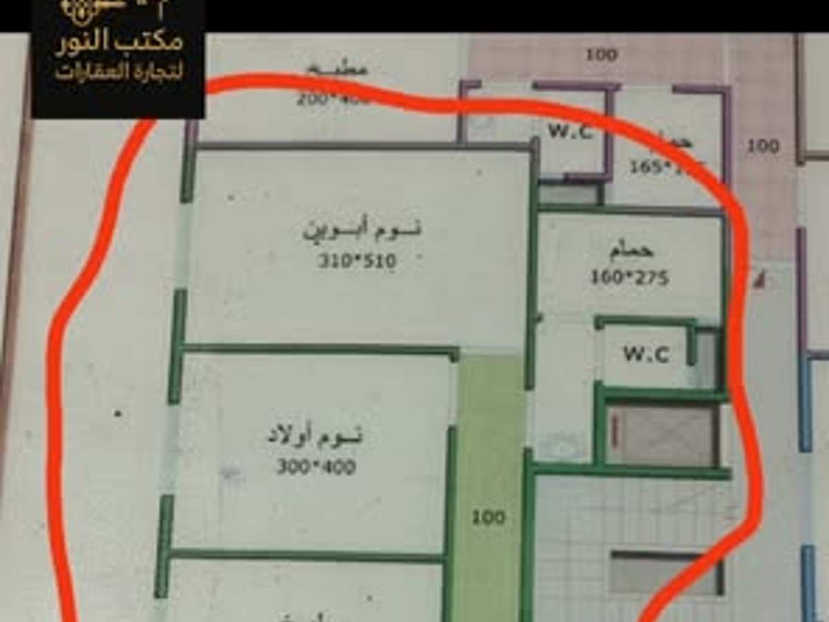 شقة 4 غرف طابق 4 للبيع