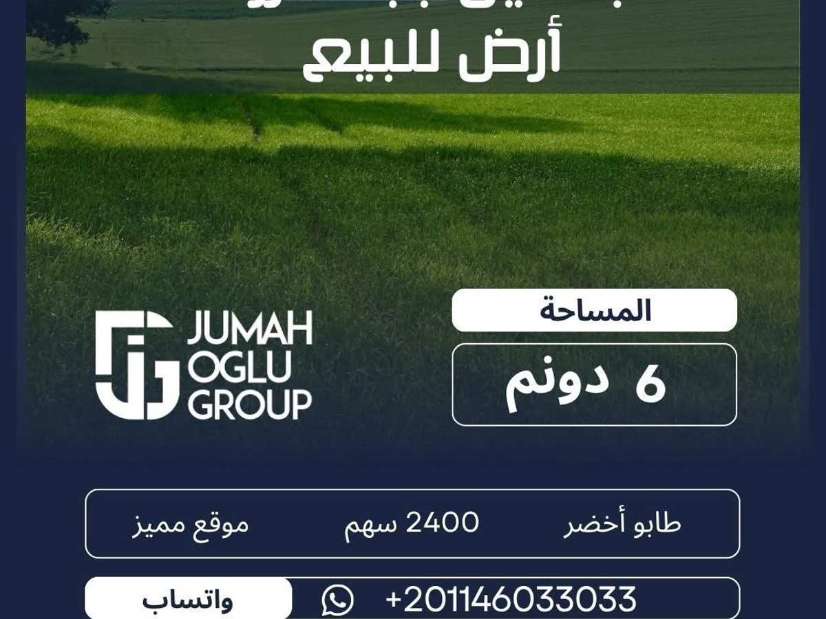 أرض 6000م² للبيع
